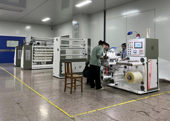 多軸纏繞機，煙包膜拉線分條機應用案例